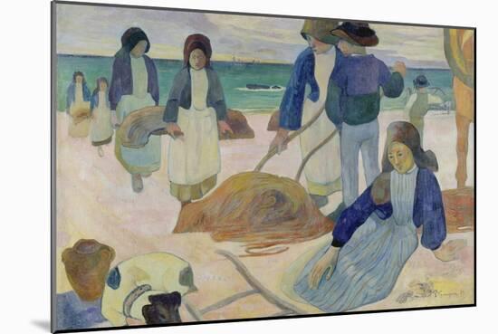 The Kelp Gatherers (II) (Ramasseuses de varech (II)). 1889-Paul Gauguin-Mounted Giclee Print