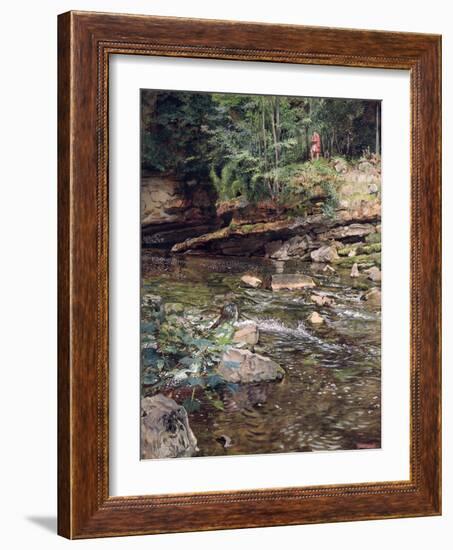 The Kelpie and the Highlander-John Byam Liston Shaw-Framed Giclee Print