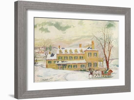 The Kendall House, Virginia, USA, C18th Century-James Preston-Framed Giclee Print