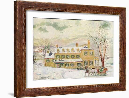 The Kendall House, Virginia, USA, C18th Century-James Preston-Framed Giclee Print