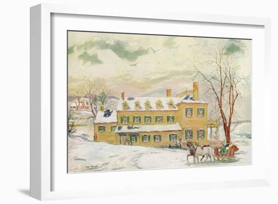 The Kendall House, Virginia, USA, C18th Century-James Preston-Framed Giclee Print