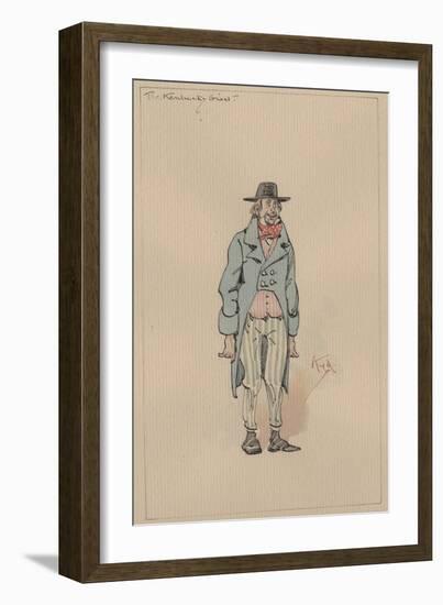 The Kentucky Giant, c.1920s-Joseph Clayton Clarke-Framed Giclee Print