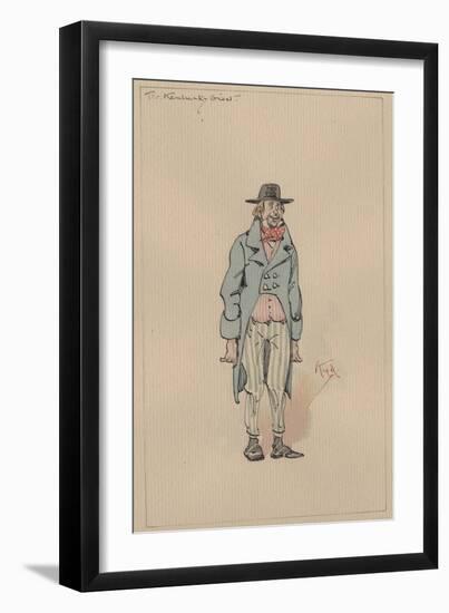 The Kentucky Giant, c.1920s-Joseph Clayton Clarke-Framed Giclee Print