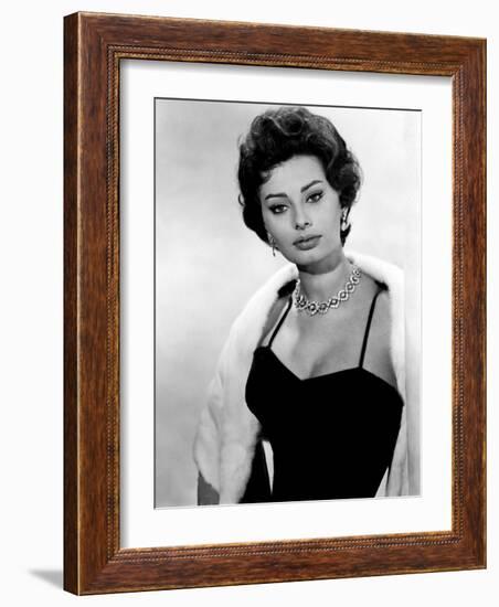 The Key, Sophia Loren, 1958-null-Framed Photo