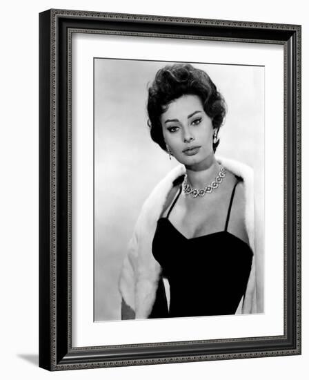 The Key, Sophia Loren, 1958-null-Framed Photo