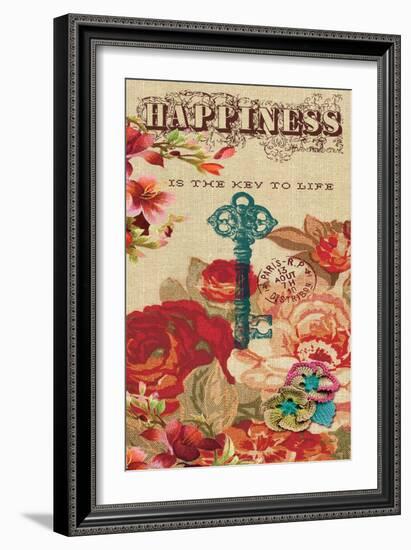 The Key to Life-Bella Dos Santos-Framed Premium Giclee Print