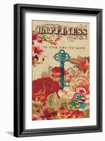 The Key to Life-Bella Dos Santos-Framed Premium Giclee Print