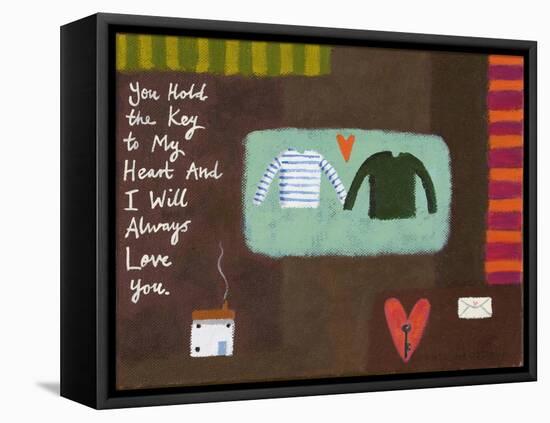 The Key to My Heart-Sophie Harding-Framed Premier Image Canvas