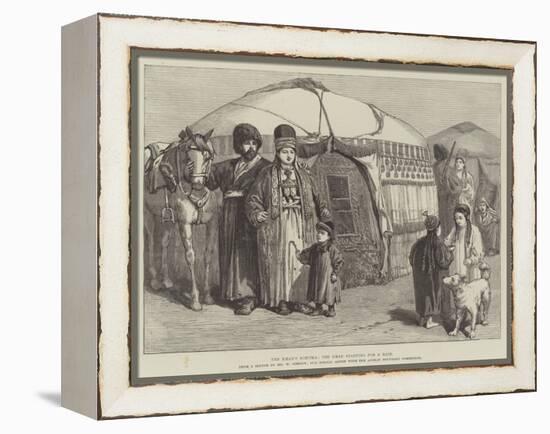 The Khan's Kibitka, the Khan Starting for a Raid-William 'Crimea' Simpson-Framed Premier Image Canvas