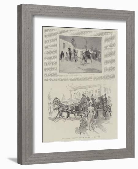 The Khedive Leaving Abdeen Palace for Koubbeh-Frank Craig-Framed Giclee Print
