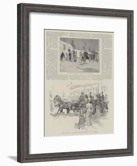 The Khedive Leaving Abdeen Palace for Koubbeh-Frank Craig-Framed Giclee Print