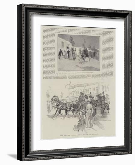 The Khedive Leaving Abdeen Palace for Koubbeh-Frank Craig-Framed Giclee Print