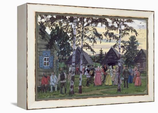 The Khorovod, 1912-Boris Kustodiyev-Framed Premier Image Canvas