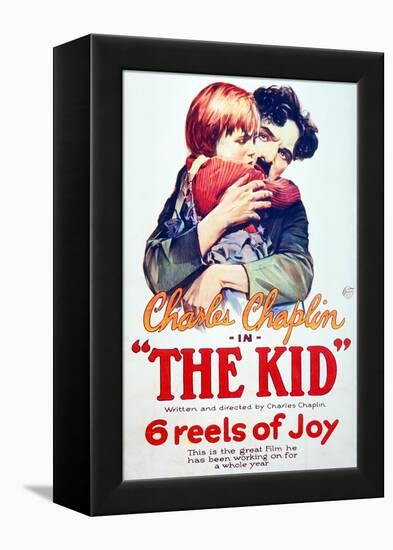 The Kid, 1921, Directed by Charles Chaplin-null-Framed Premier Image Canvas