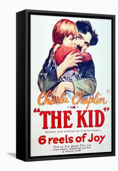 The Kid, 1921, Directed by Charles Chaplin-null-Framed Premier Image Canvas