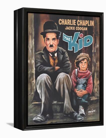 The Kid, 1921-null-Framed Stretched Canvas