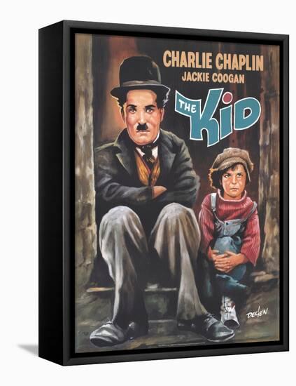 The Kid, 1921-null-Framed Stretched Canvas