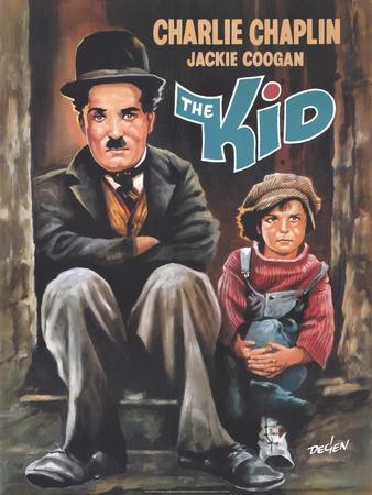Amazon.com: Charlie Chaplin The Kid classic movie poster