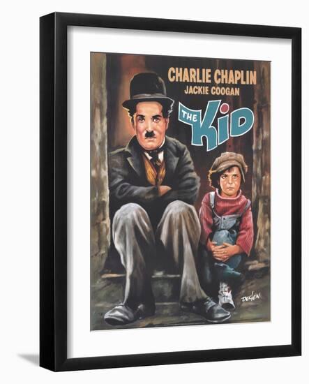 The Kid, 1921-null-Framed Art Print