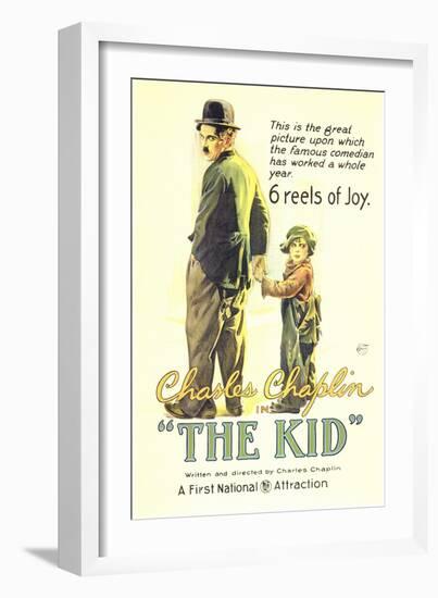 The Kid, 1921-null-Framed Premium Giclee Print