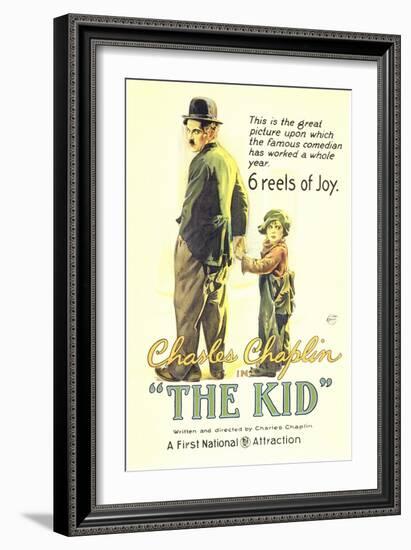 The Kid, 1921-null-Framed Premium Giclee Print