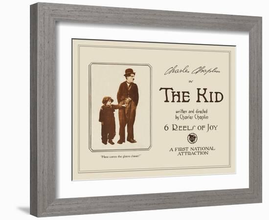 The Kid, 1921-null-Framed Art Print