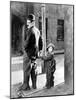 The Kid, Charles Chaplin, Jackie Coogan, 1921-null-Mounted Photo