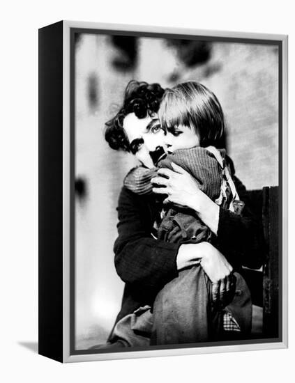 The Kid, Charlie Chaplin, Jackie Coogan, 1921-null-Framed Stretched Canvas