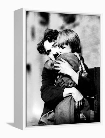 The Kid, Charlie Chaplin, Jackie Coogan, 1921-null-Framed Stretched Canvas