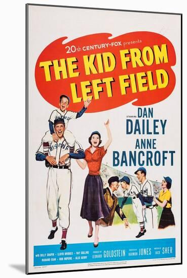 The Kid from Left Field, from Left: Billy Chapin, Dan Dailey, Anne Bancroft, 1953-null-Mounted Art Print