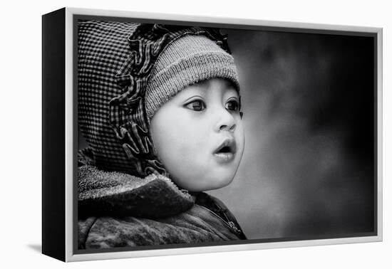 The Kid from Sarangkot-Piet Flour-Framed Premier Image Canvas