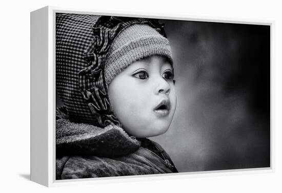 The Kid from Sarangkot-Piet Flour-Framed Premier Image Canvas
