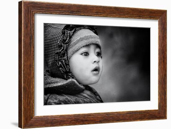 The Kid from Sarangkot-Piet Flour-Framed Photographic Print