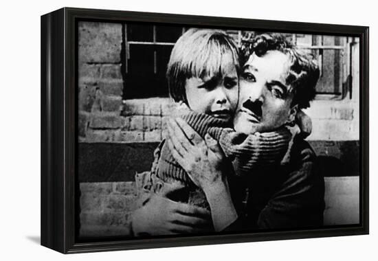 The Kid, Jackie Coogan, Charles Chaplin, 1921-null-Framed Stretched Canvas