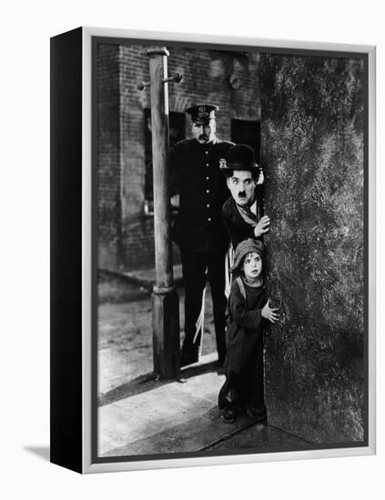 The Kid, Tom Wilson, Charles Chaplin, Jackie Coogan, 1921-null-Framed Stretched Canvas