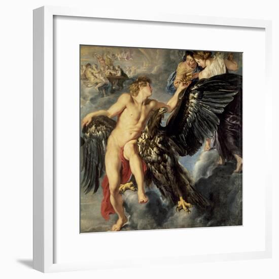 The Kidnapping of Ganymede-Peter Paul Rubens-Framed Giclee Print