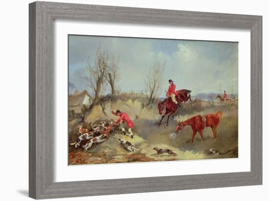 The Kill, Aka Henry Alken, Jun-Carl Frederic Aagaard-Framed Giclee Print