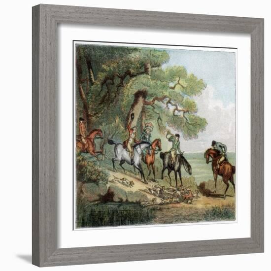 The Kill, Fox Hunting, 1787-Thomas Rowlandson-Framed Giclee Print