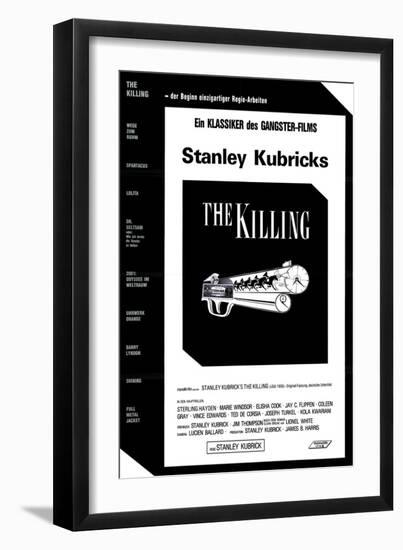 The Killing, German Movie Poster, 1956-null-Framed Art Print