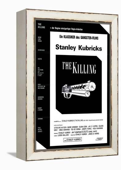 The Killing, German Movie Poster, 1956-null-Framed Stretched Canvas