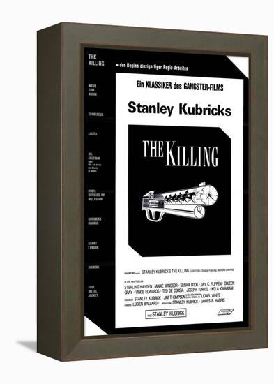 The Killing, German Movie Poster, 1956-null-Framed Stretched Canvas