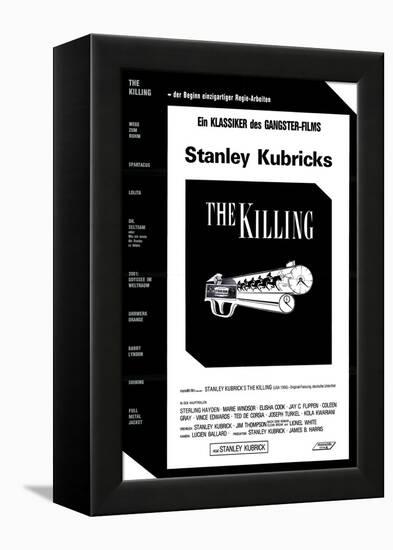 The Killing, German Movie Poster, 1956-null-Framed Stretched Canvas