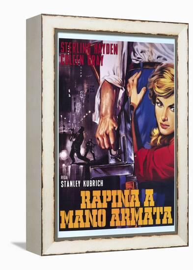 The Killing, Italian Movie Poster, 1956-null-Framed Stretched Canvas