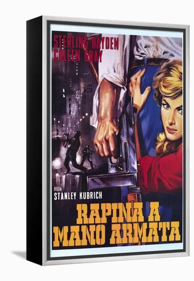 The Killing, Italian Movie Poster, 1956-null-Framed Stretched Canvas