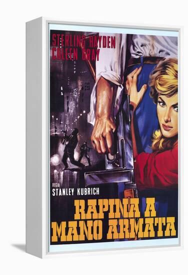 The Killing, Italian Movie Poster, 1956-null-Framed Stretched Canvas