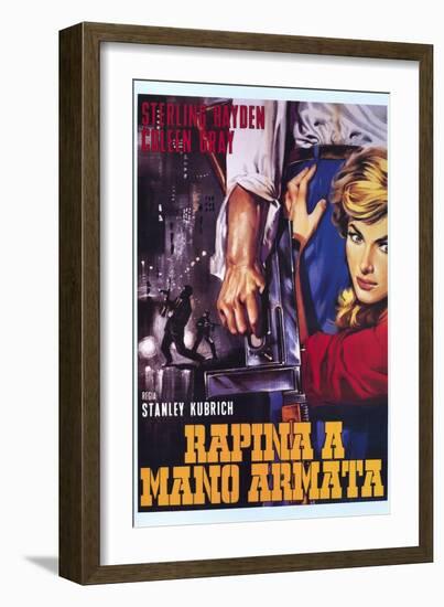 The Killing, Italian Movie Poster, 1956-null-Framed Art Print