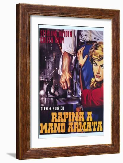 The Killing, Italian Movie Poster, 1956-null-Framed Art Print