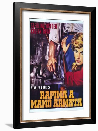 The Killing, Italian Movie Poster, 1956-null-Framed Art Print