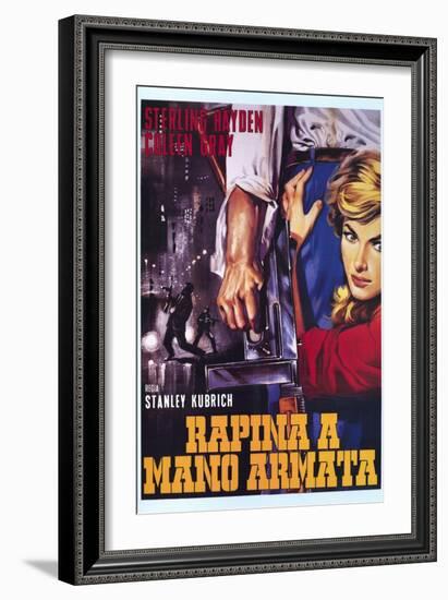 The Killing, Italian Movie Poster, 1956--Framed Art Print