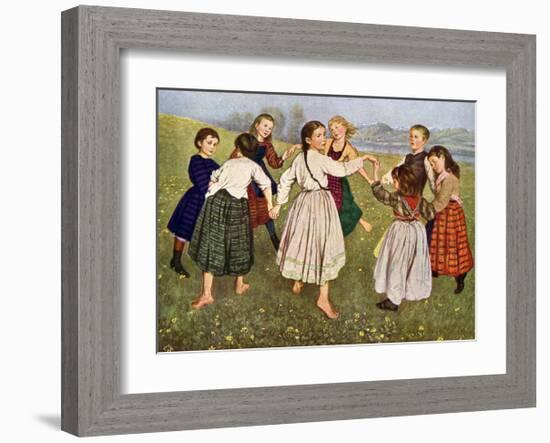 The Kindergarten Children-Hans Thomas-Framed Art Print